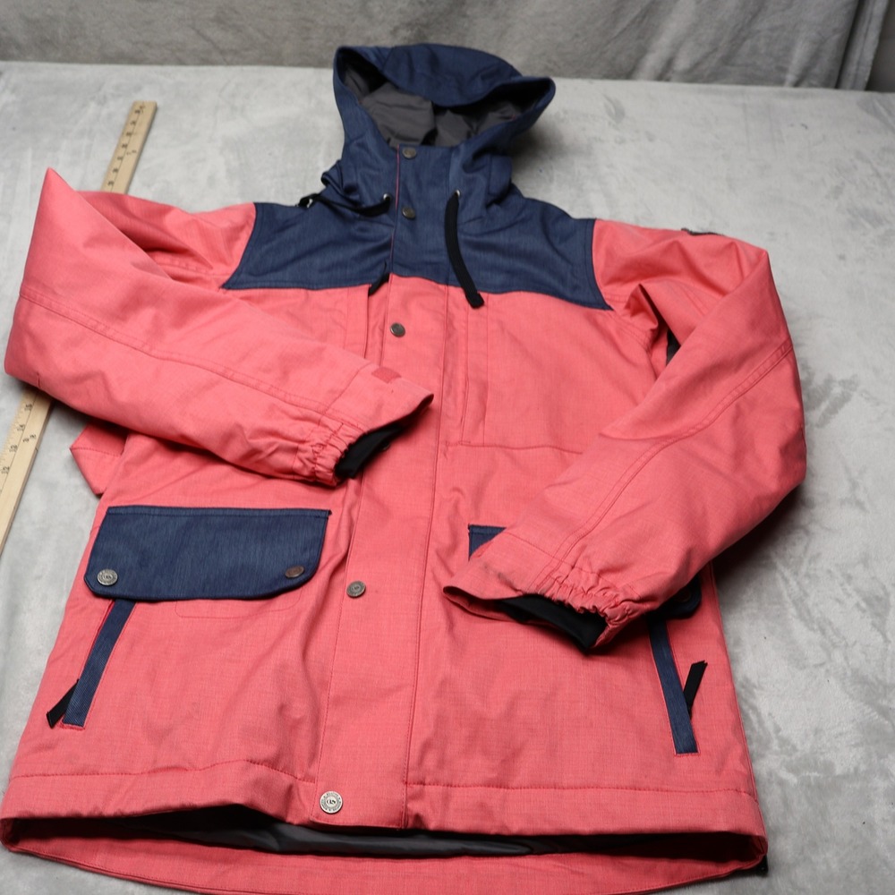 Bonfire Snow Jacket Womens Medium Pink TuffDry Waterproof Ripstop Ski Pit Zip